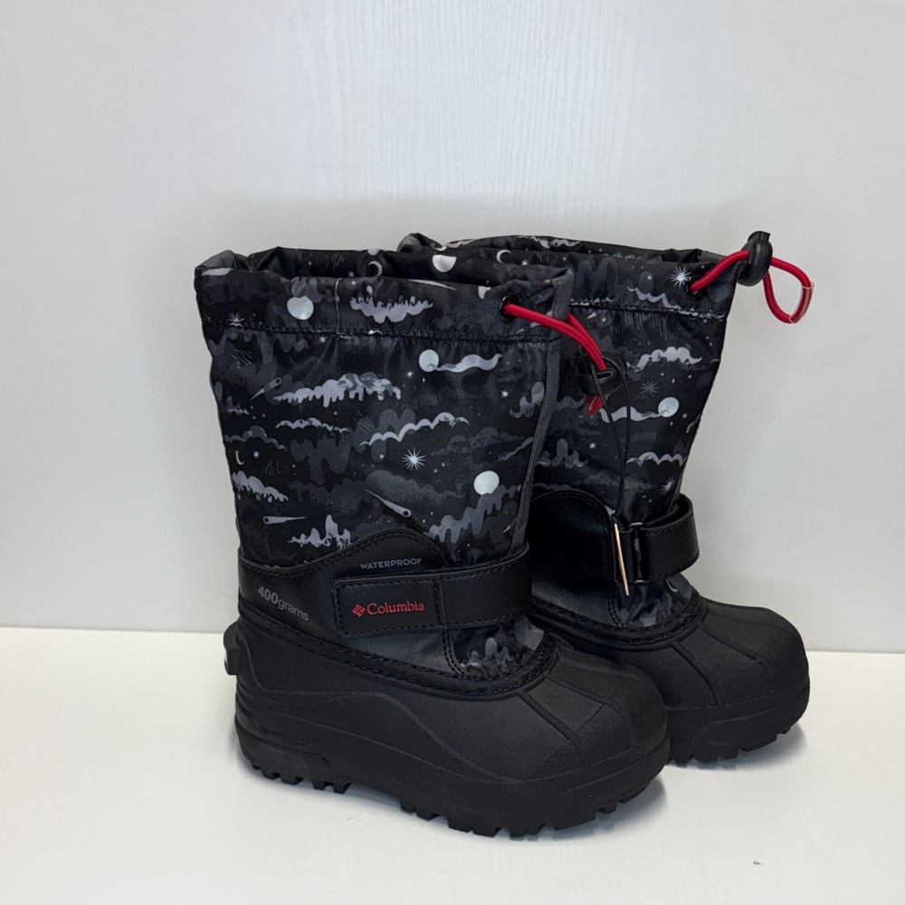 NWT Columbia Black and Red Kids' Winter Boots